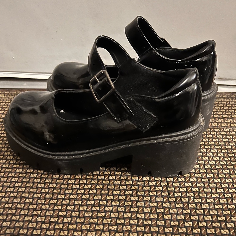 Chunky Platform Mary Jane Shoes Size EU 36